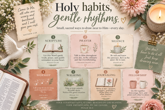 Holy Habits, Gentle Rhythms: 7 Simple Ways to Draw Closer to God Every Day