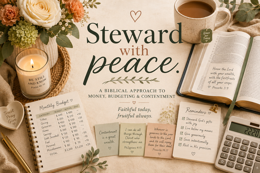 Steward With Peace: A Biblical Approach to Money, Budgeting & Contentment