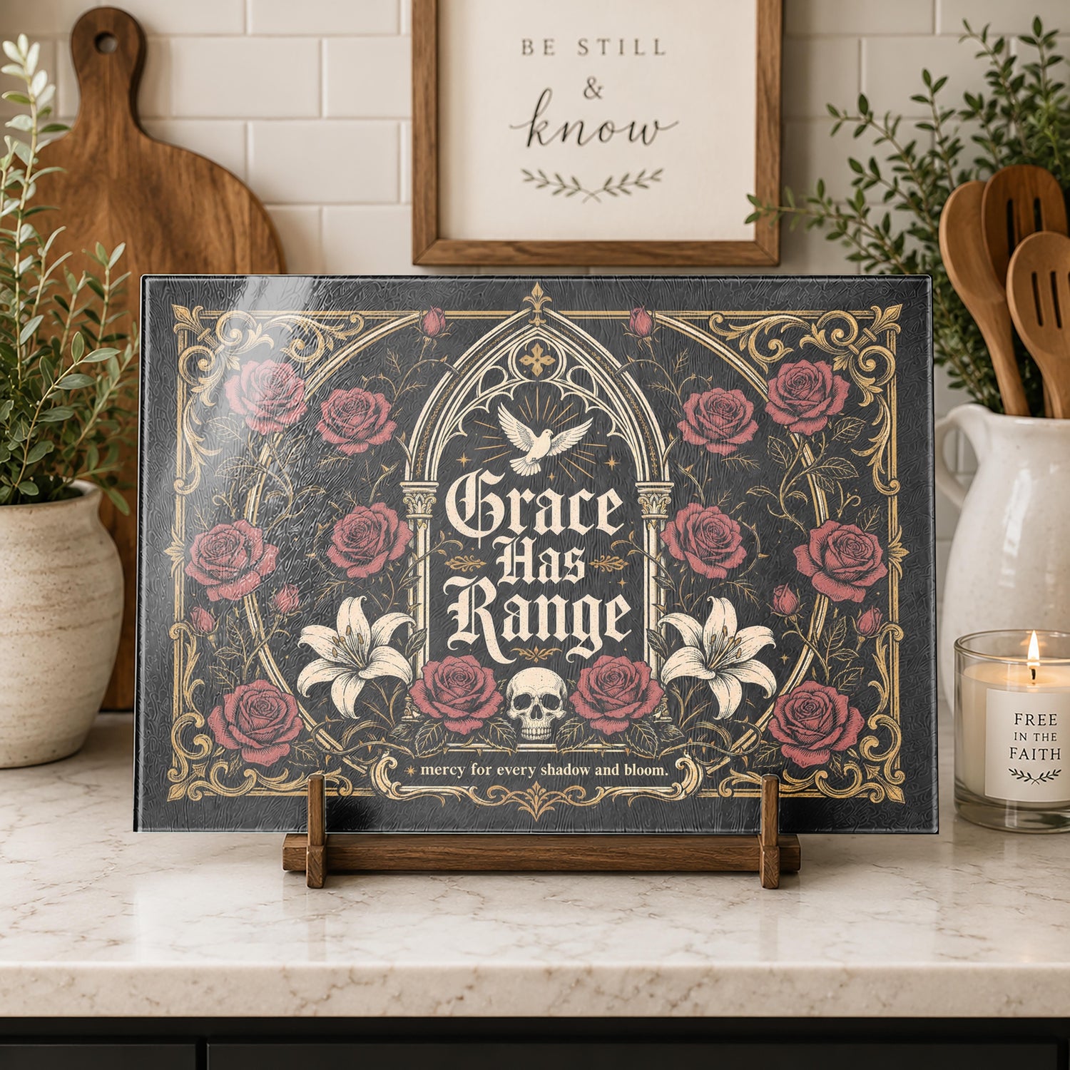 Christian Glass Cutting Boards