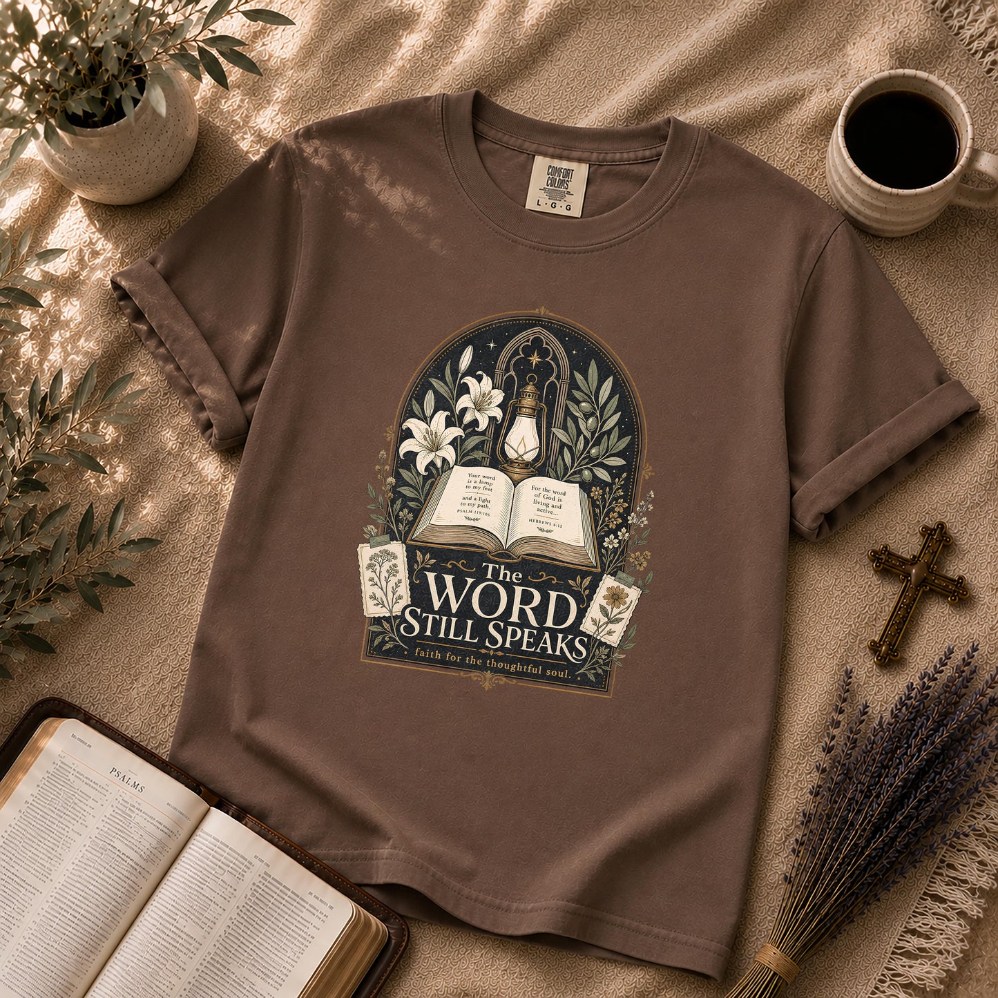 The Word Still Speaks Christian Dark Academia T-Shirt