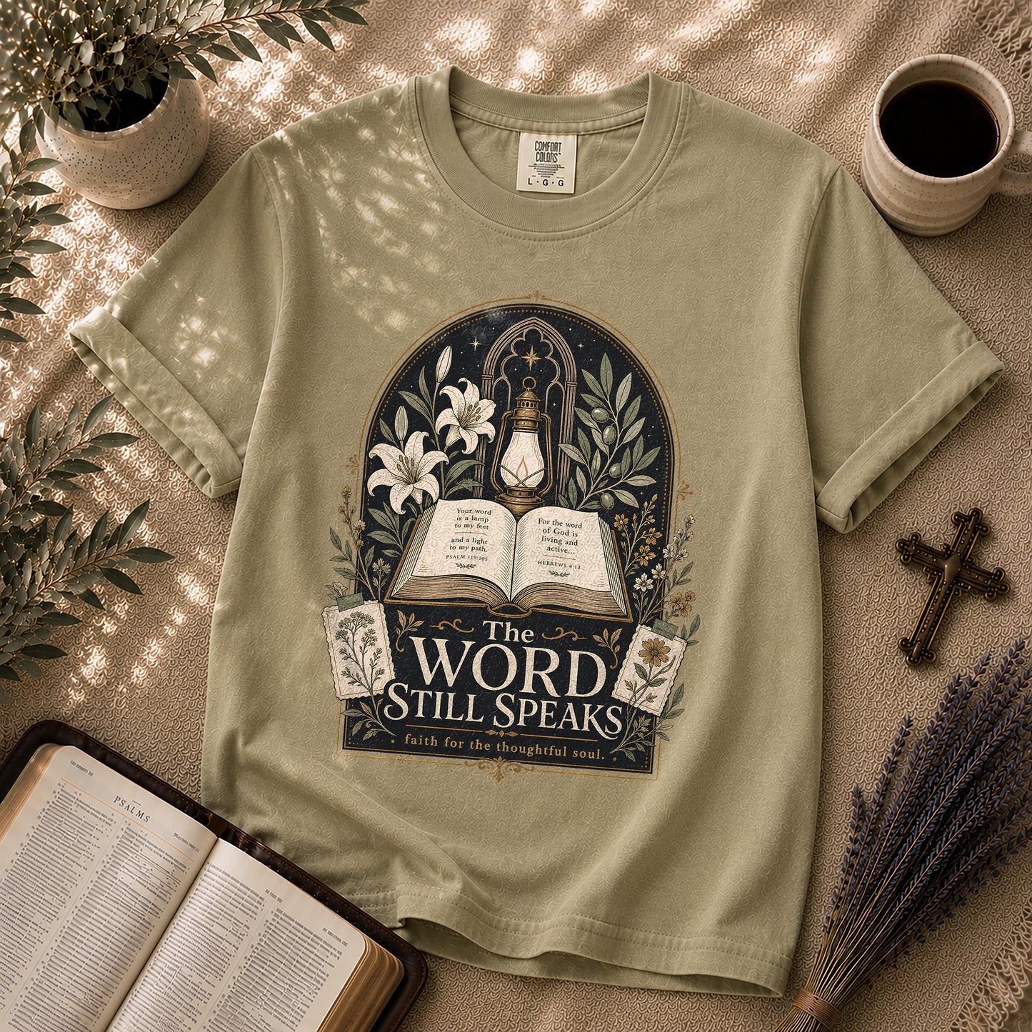 The Word Still Speaks Christian Dark Academia T-Shirt