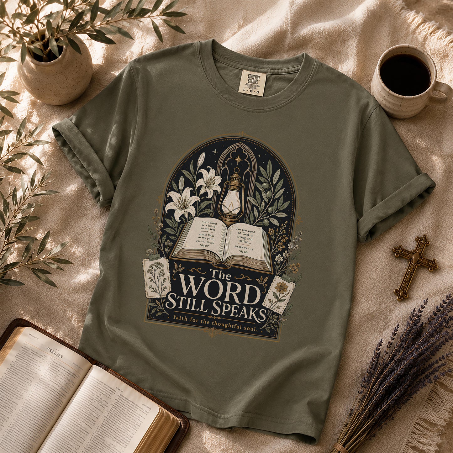 The Word Still Speaks Christian Dark Academia T-Shirt