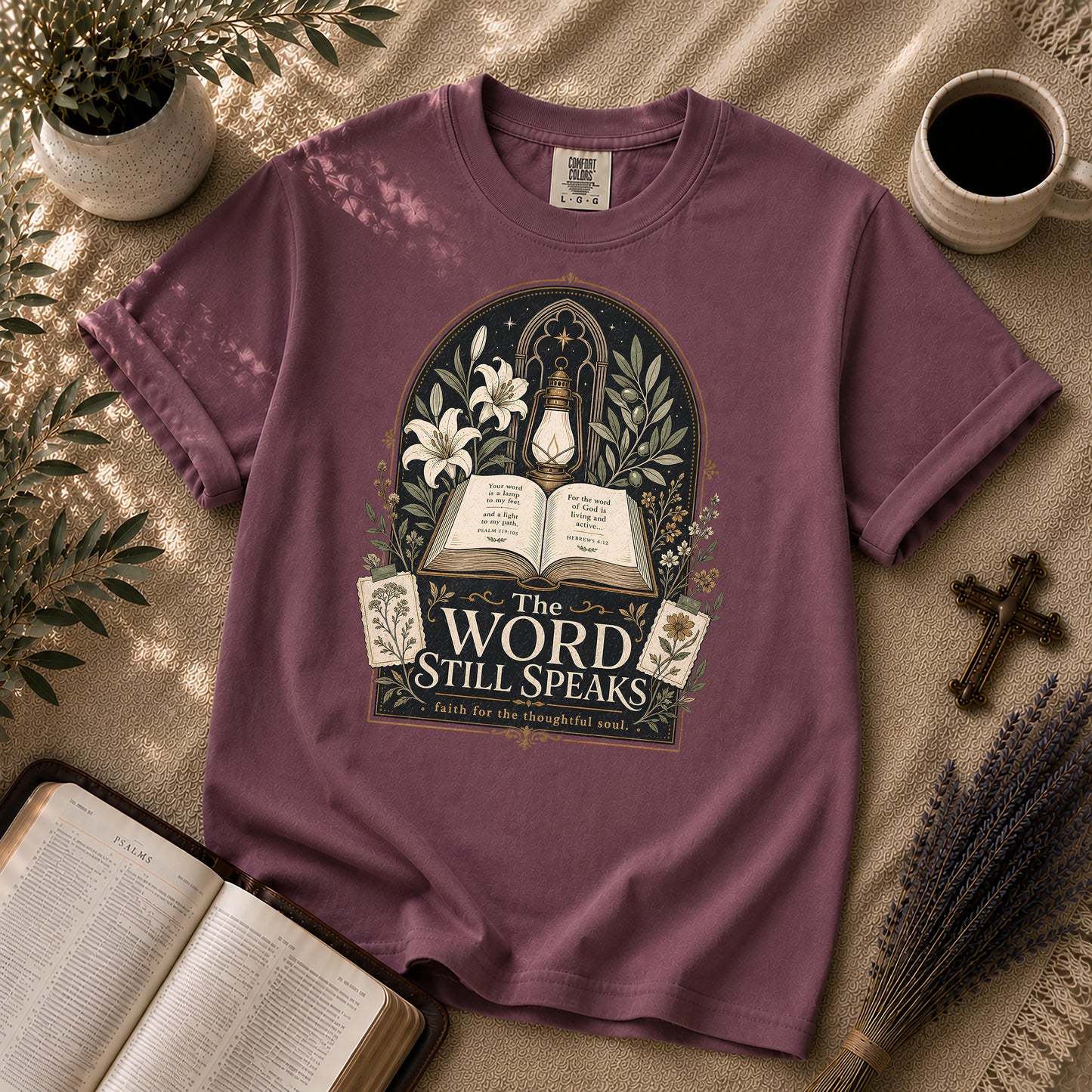 The Word Still Speaks Christian Dark Academia T-Shirt