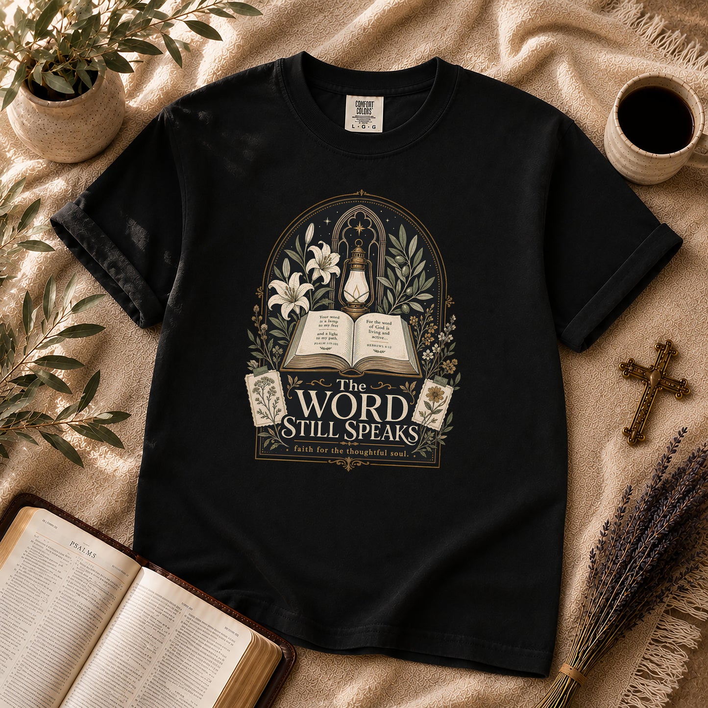 The Word Still Speaks Christian Dark Academia T-Shirt