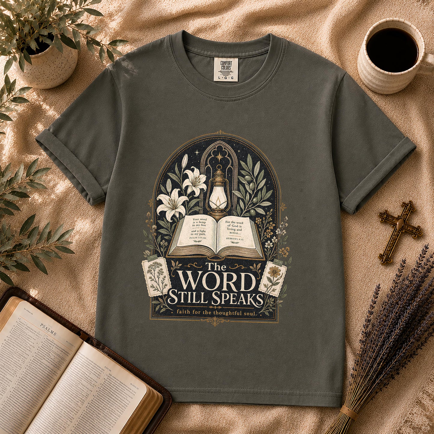 The Word Still Speaks Christian Dark Academia T-Shirt