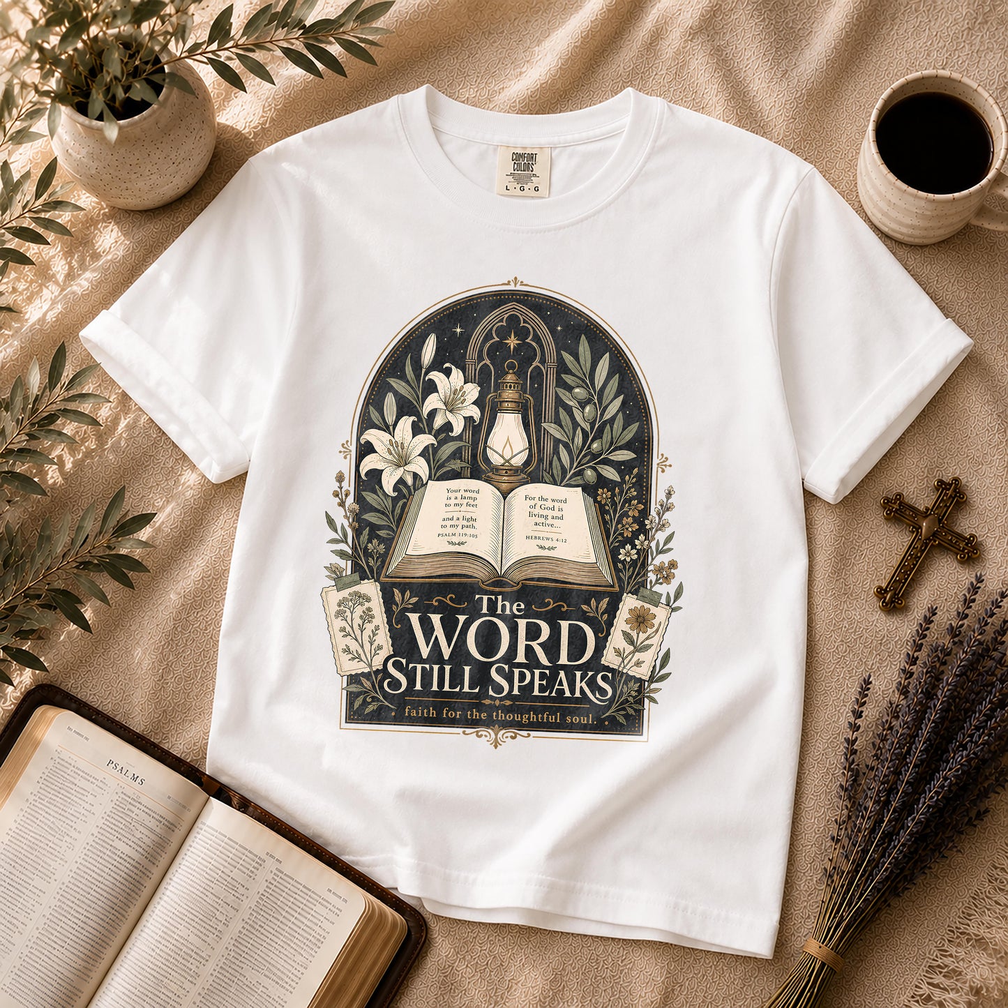The Word Still Speaks Christian Dark Academia T-Shirt