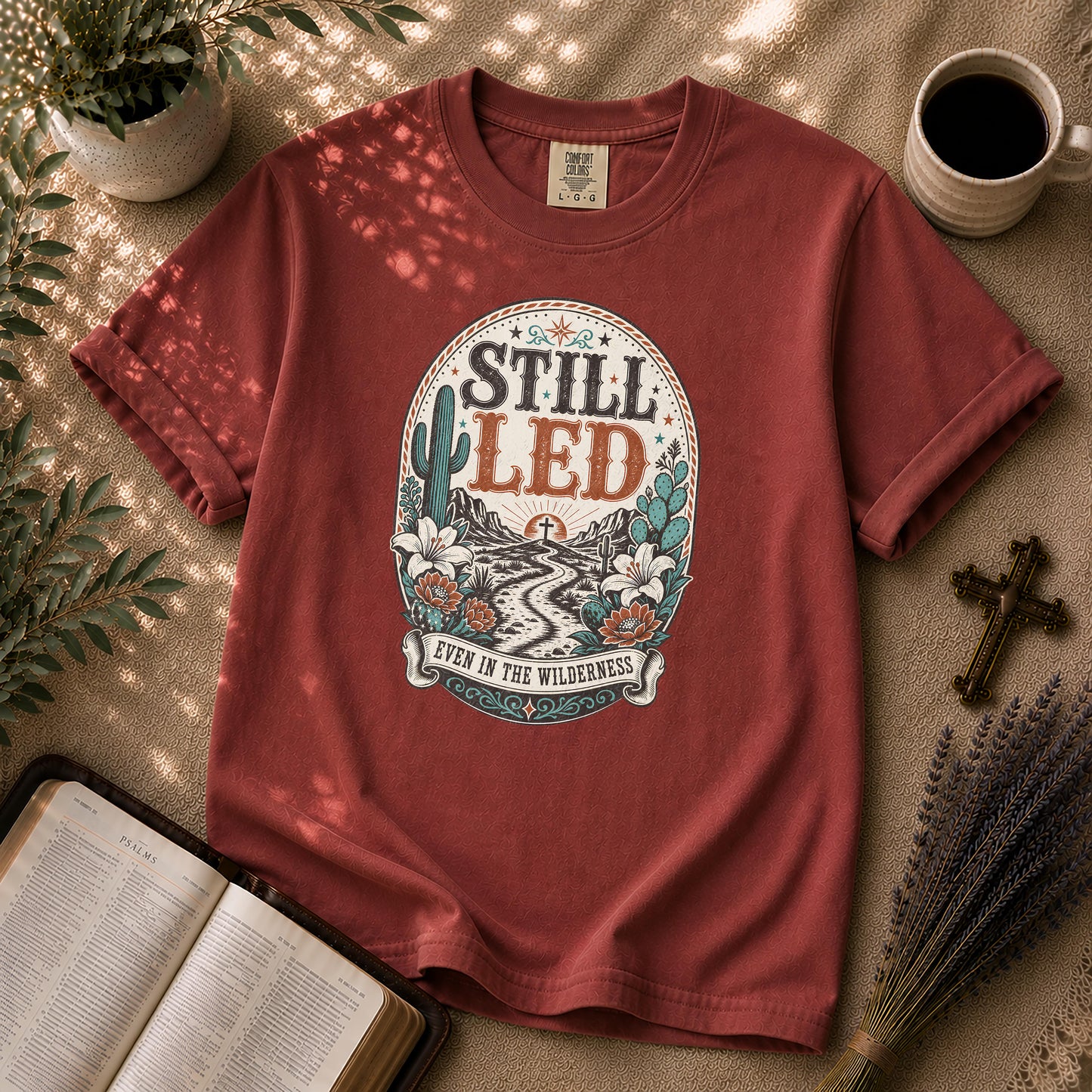 Still Led Western Boho Christian T-Shirt