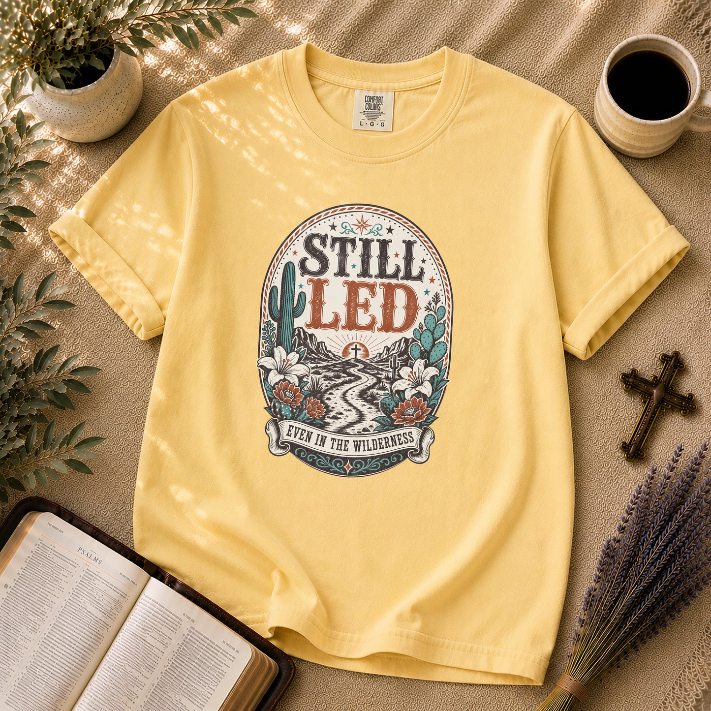 Still Led Western Boho Christian T-Shirt