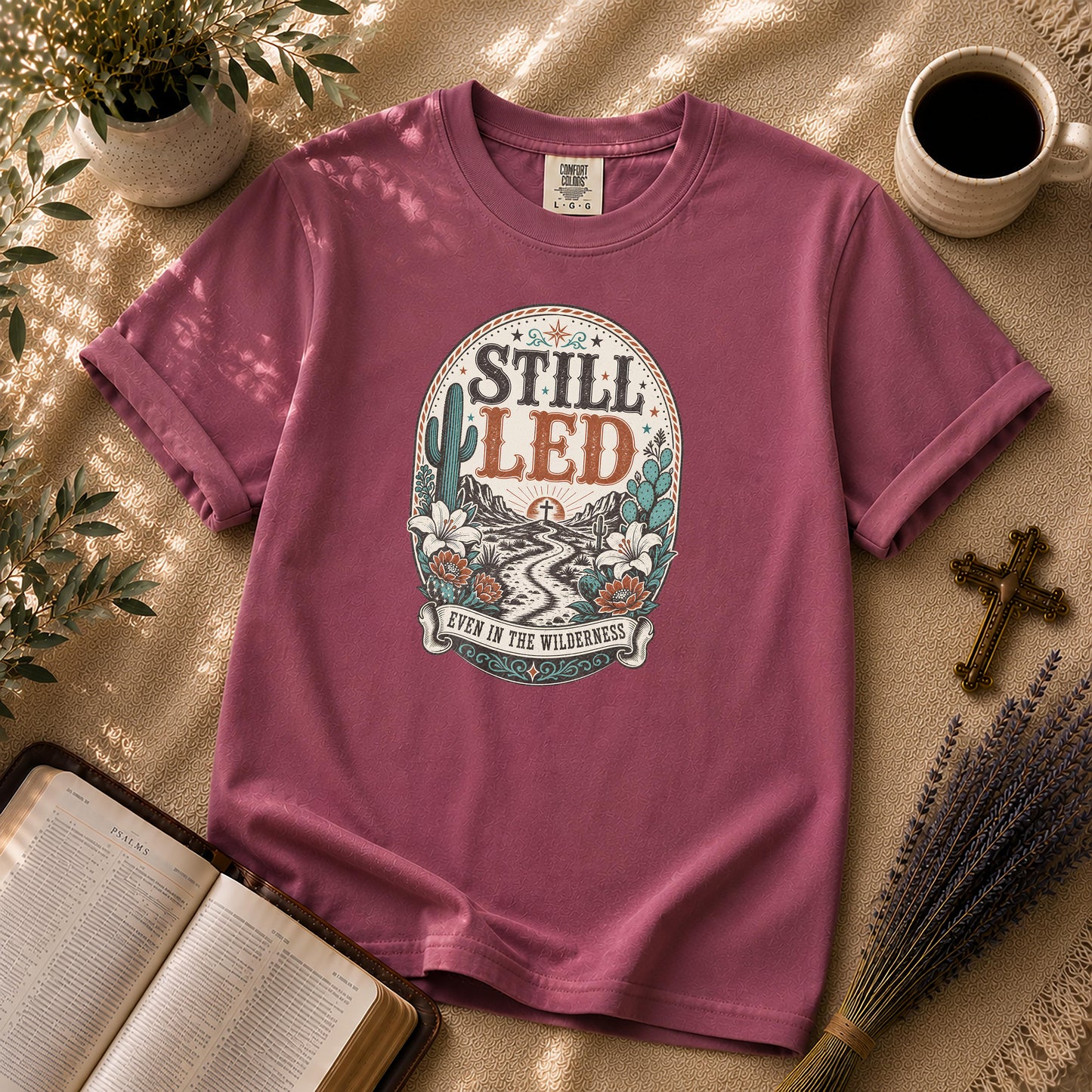 Still Led Western Boho Christian T-Shirt