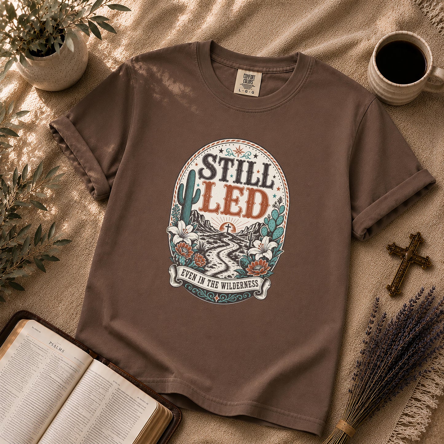Still Led Western Boho Christian T-Shirt