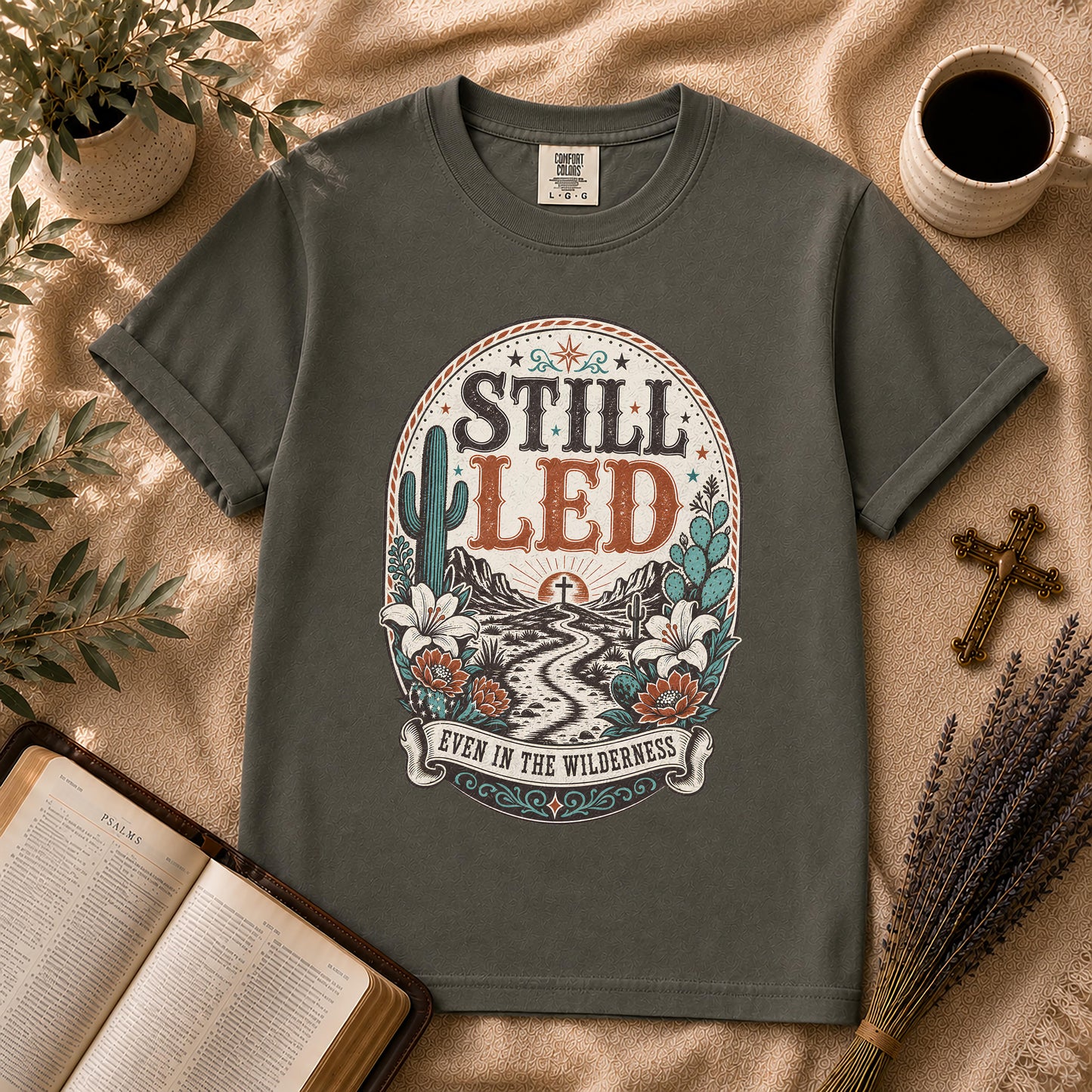 Still Led Western Boho Christian T-Shirt