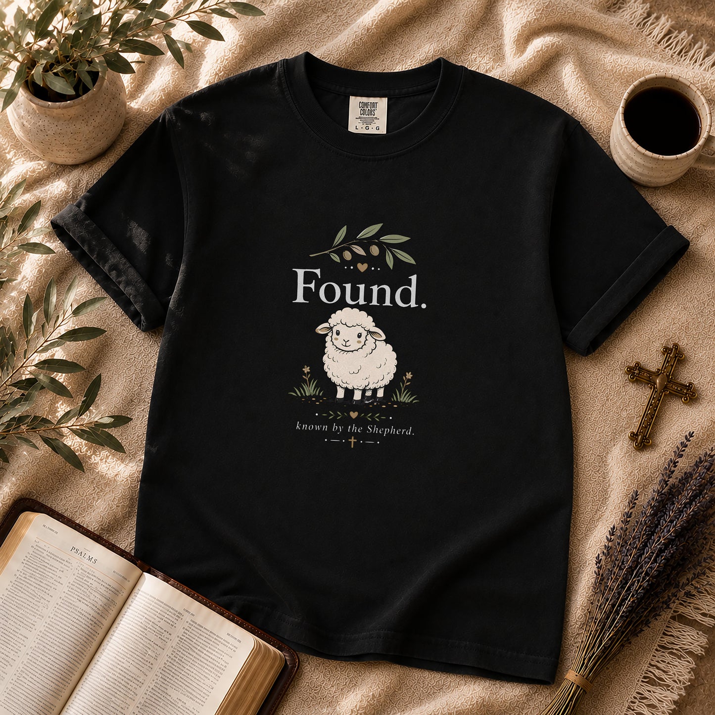 Found Minimalist Christian Sheep T-Shirt