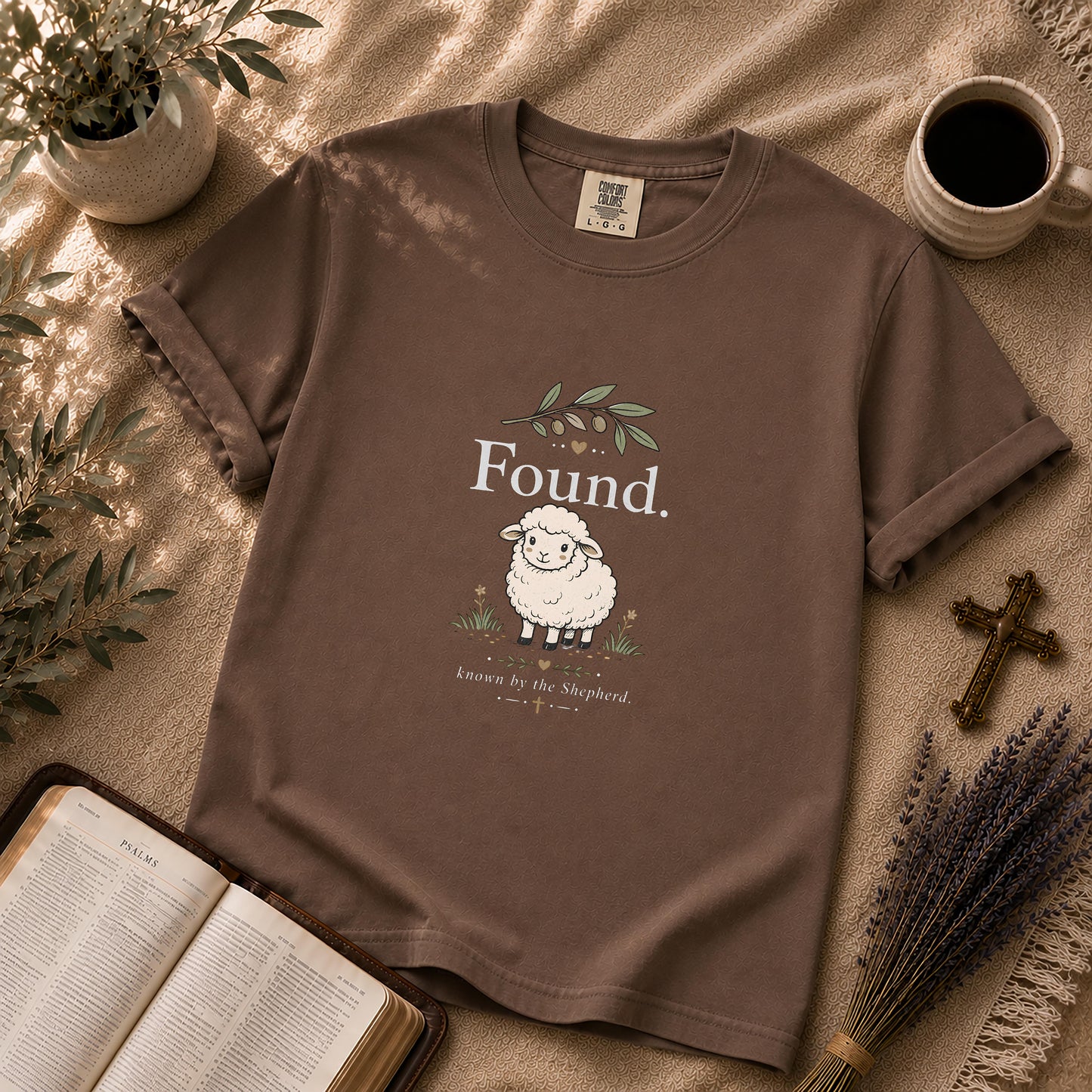 Found Minimalist Christian Sheep T-Shirt