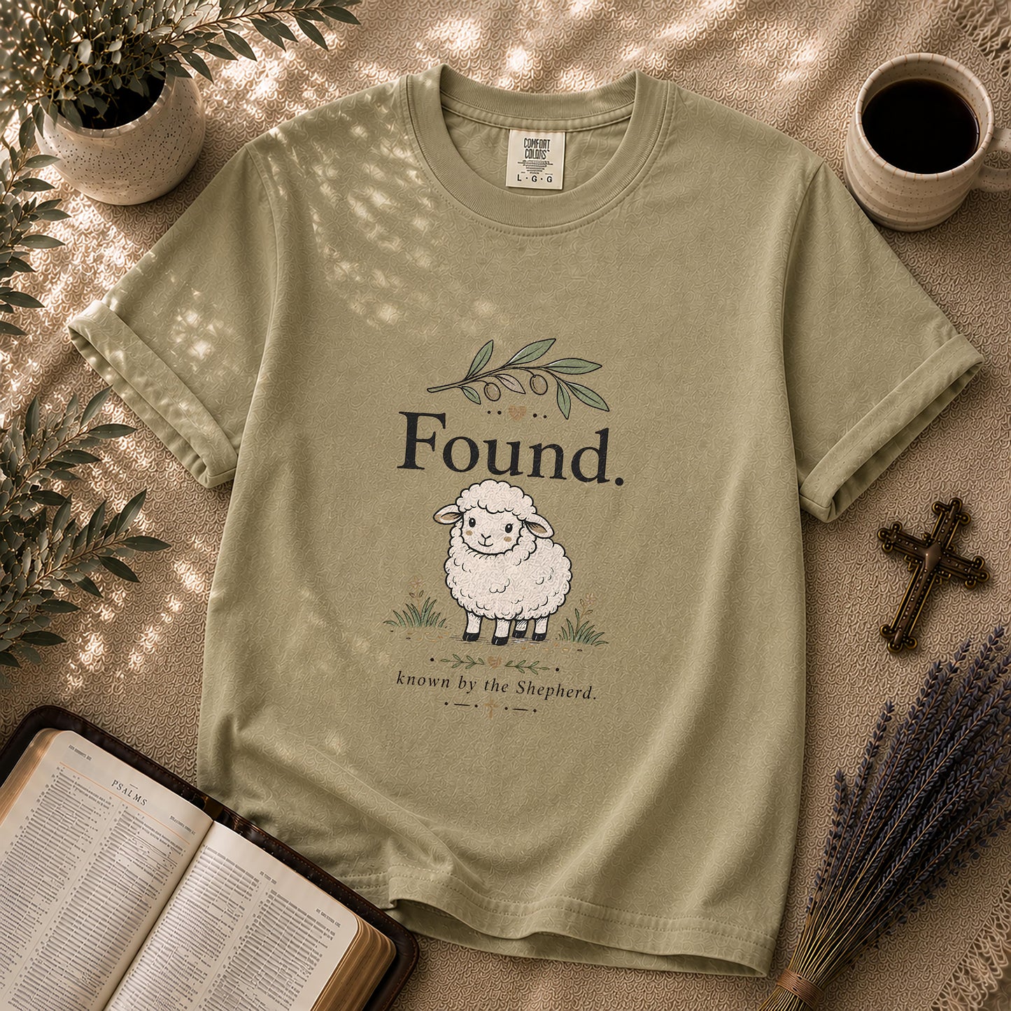 Found Minimalist Christian Sheep T-Shirt