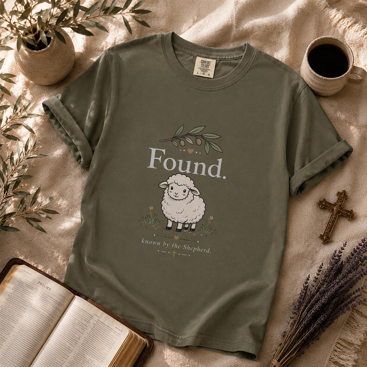 Found Minimalist Christian Sheep T-Shirt