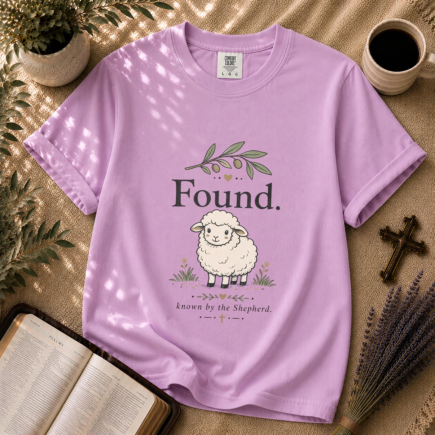 Found Minimalist Christian Sheep T-Shirt