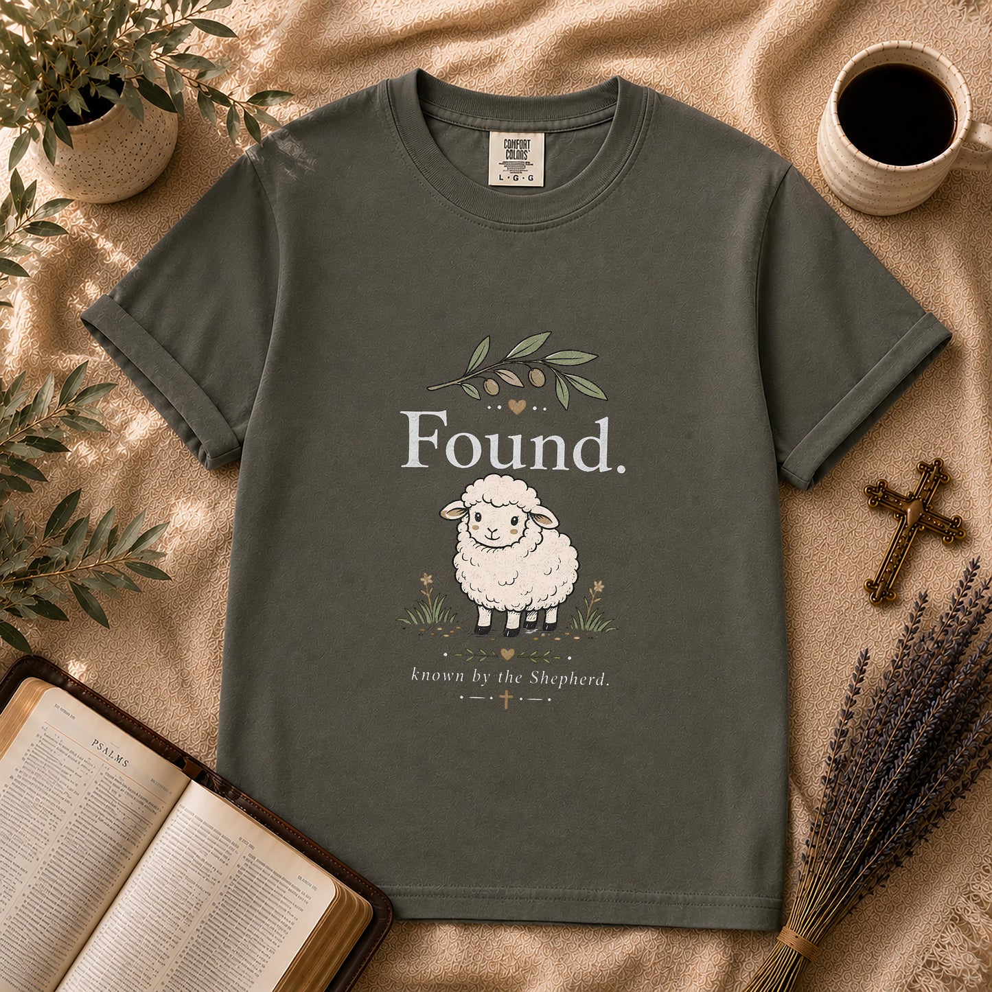 Found Minimalist Christian Sheep T-Shirt