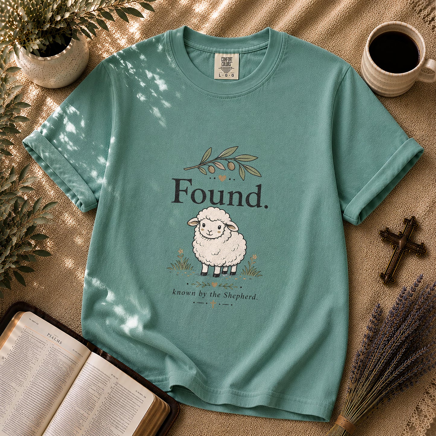 Found Minimalist Christian Sheep T-Shirt