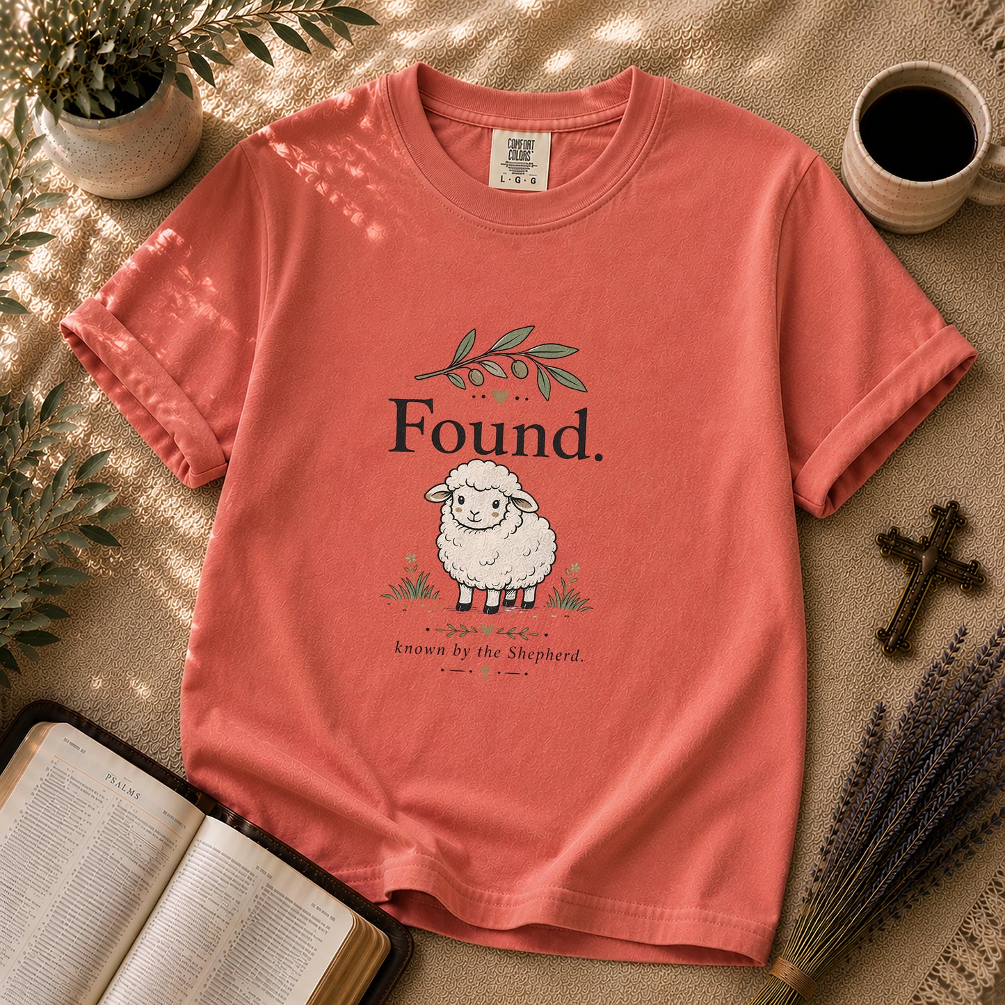 Found Minimalist Christian Sheep T-Shirt