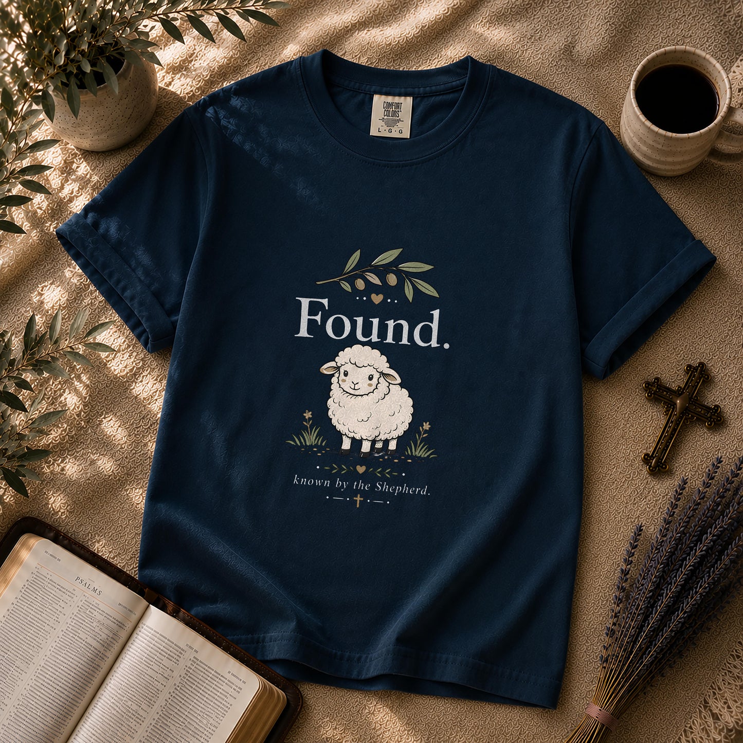Found Minimalist Christian Sheep T-Shirt