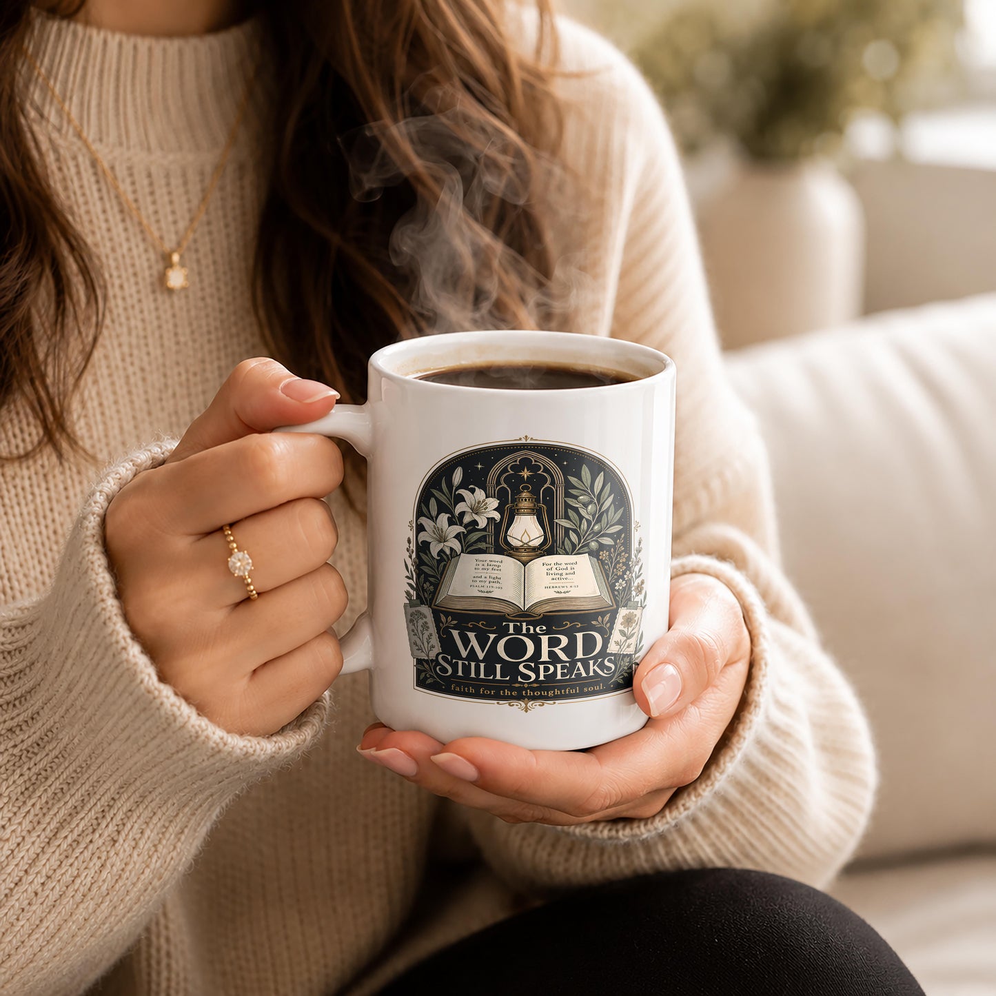 The World Still Speaks Dark Academia Coffee Mug