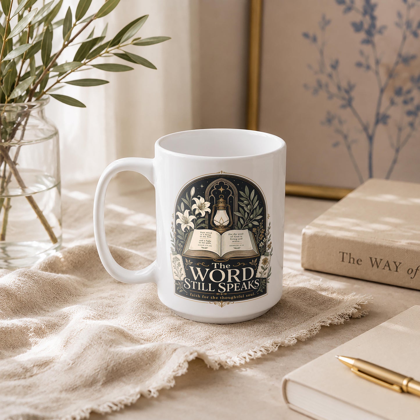 The World Still Speaks Dark Academia Coffee Mug