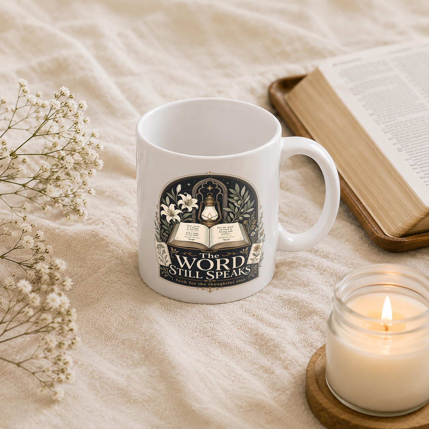 The World Still Speaks Dark Academia Coffee Mug
