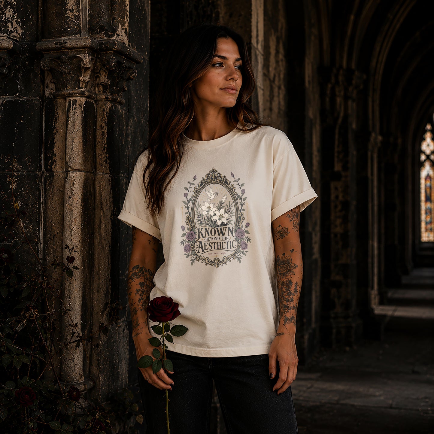 Known Beyond the Aesthetic Gothic Christian Shirt