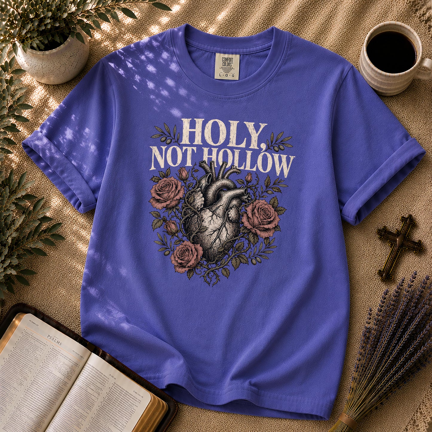 Holy Not Hollow Christian Heart T-Shirt