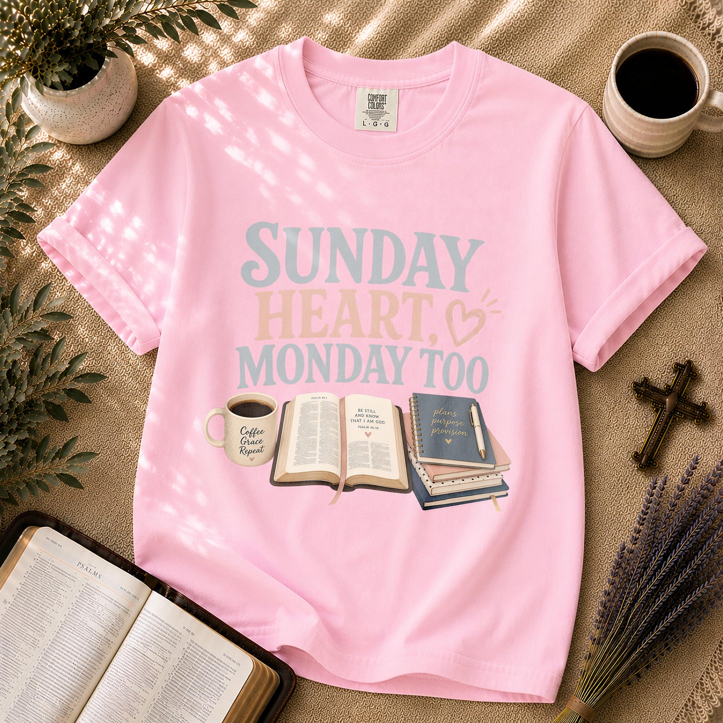 Sunday Heart Monday Too Christian Shirt
