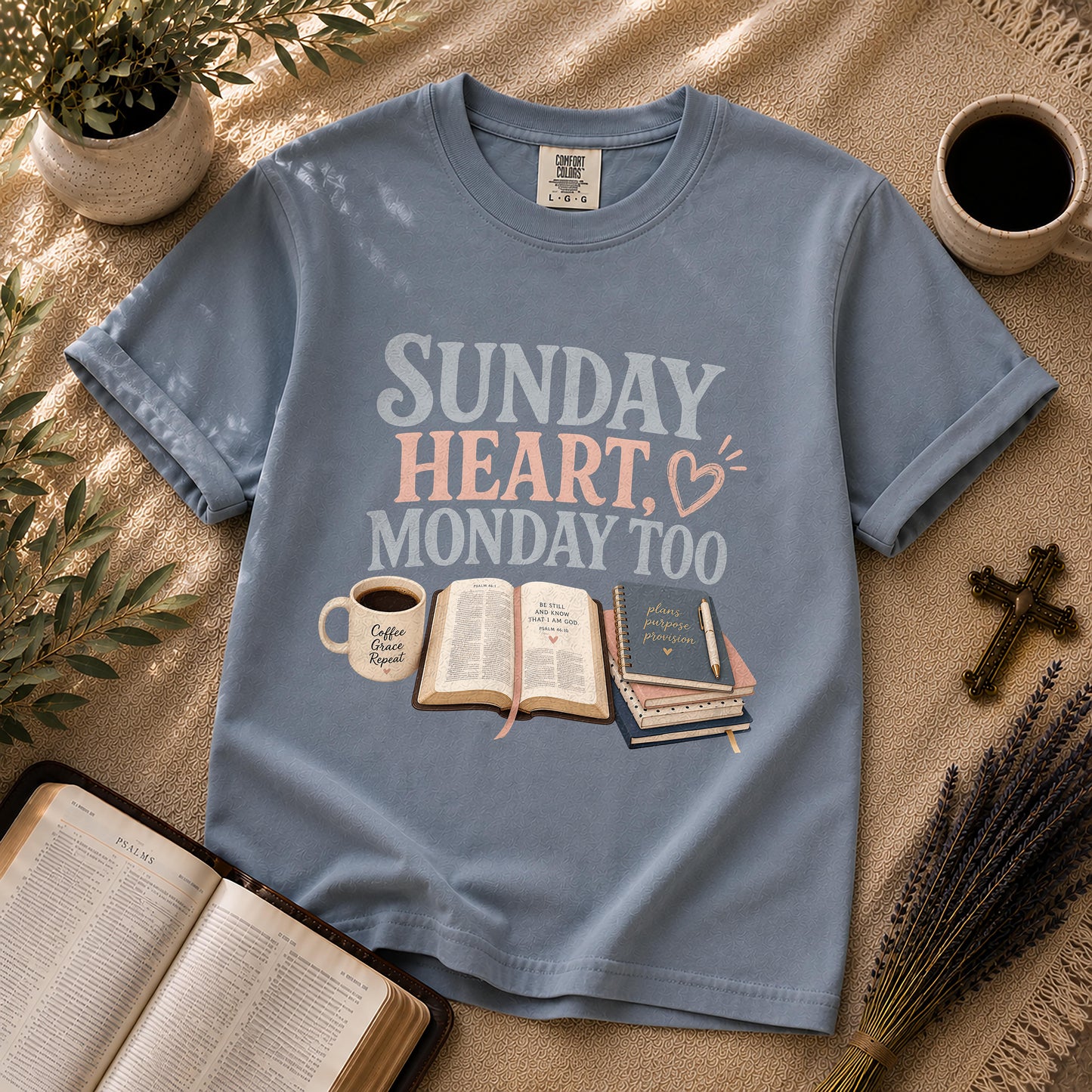 Sunday Heart Monday Too Christian Shirt