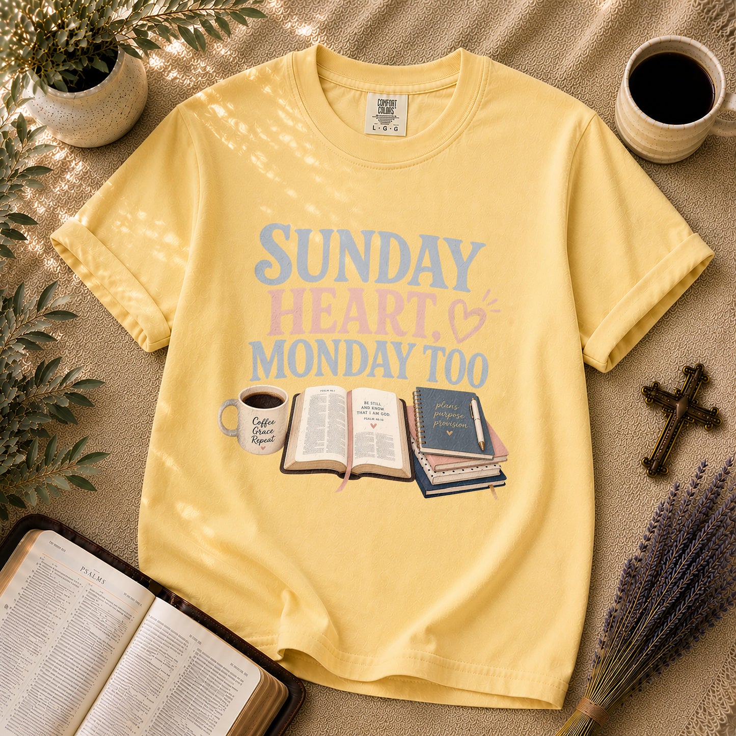 Sunday Heart Monday Too Christian Shirt