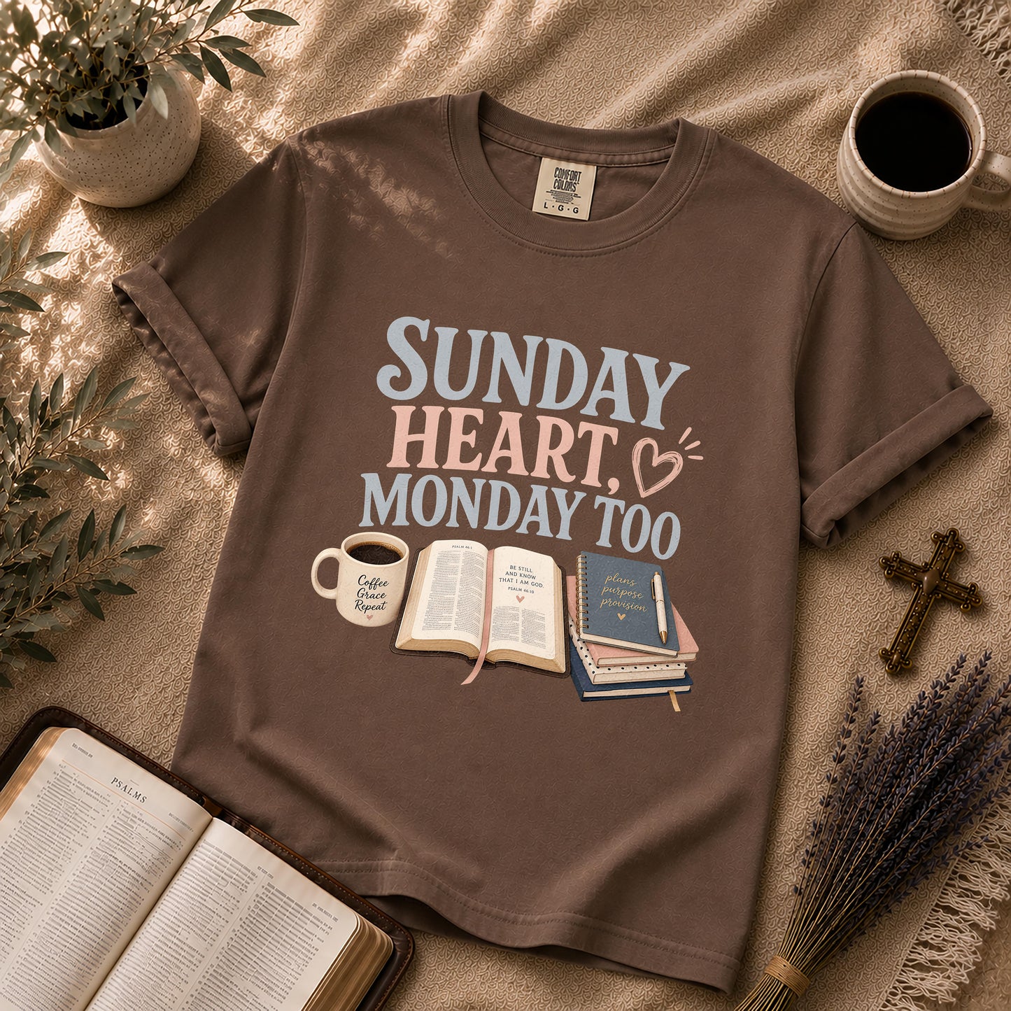 Sunday Heart Monday Too Christian Shirt
