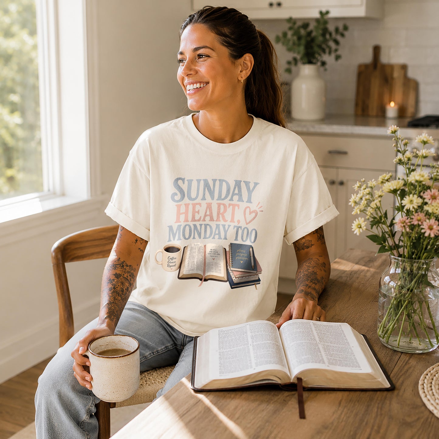Sunday Heart Monday Too Christian Shirt