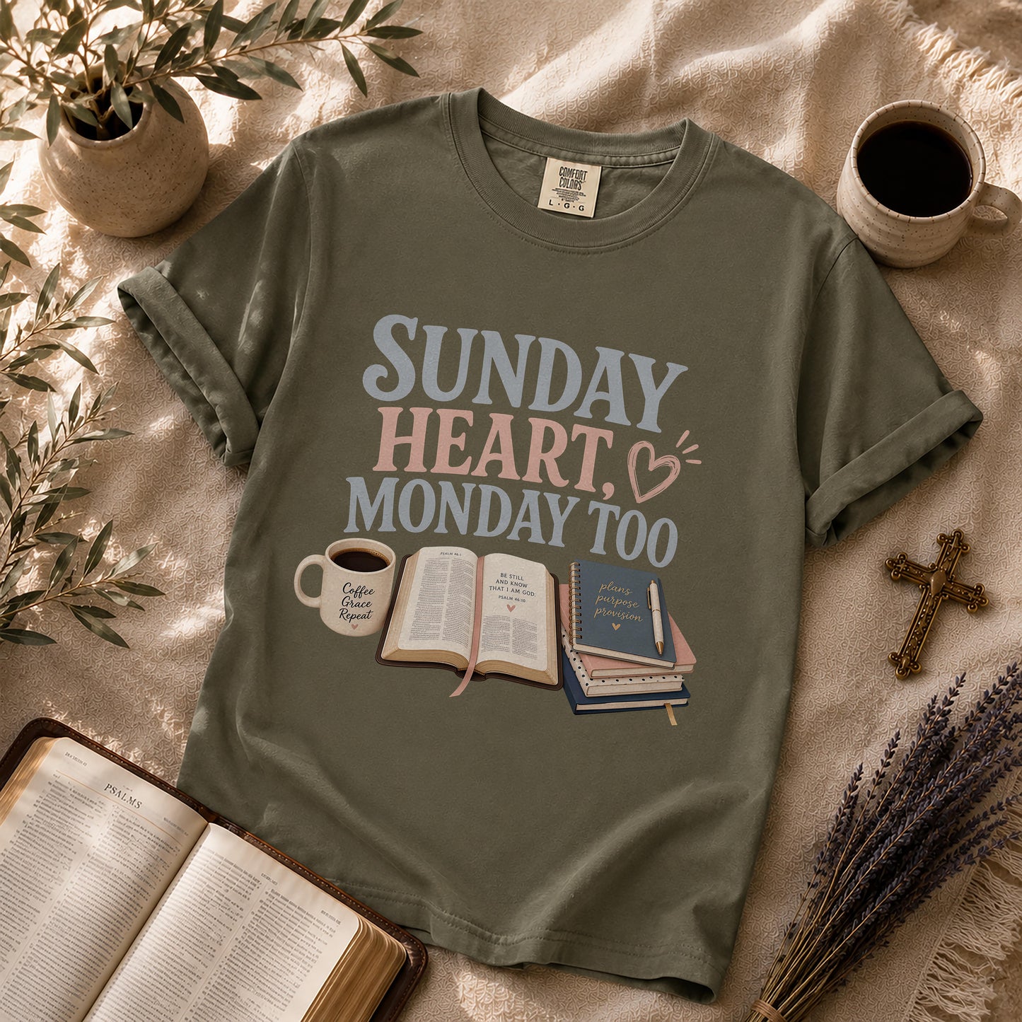 Sunday Heart Monday Too Christian Shirt