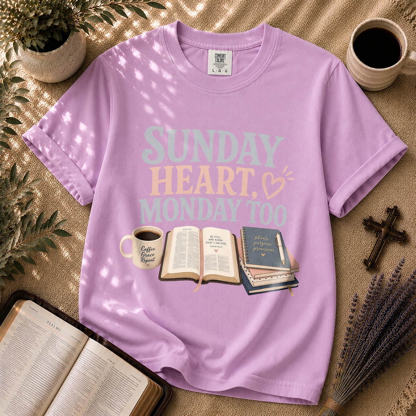 Sunday Heart Monday Too Christian Shirt