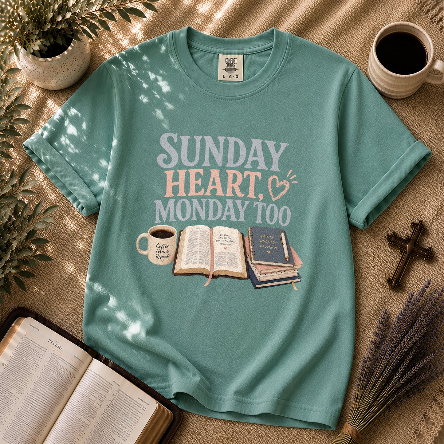 Sunday Heart Monday Too Christian Shirt