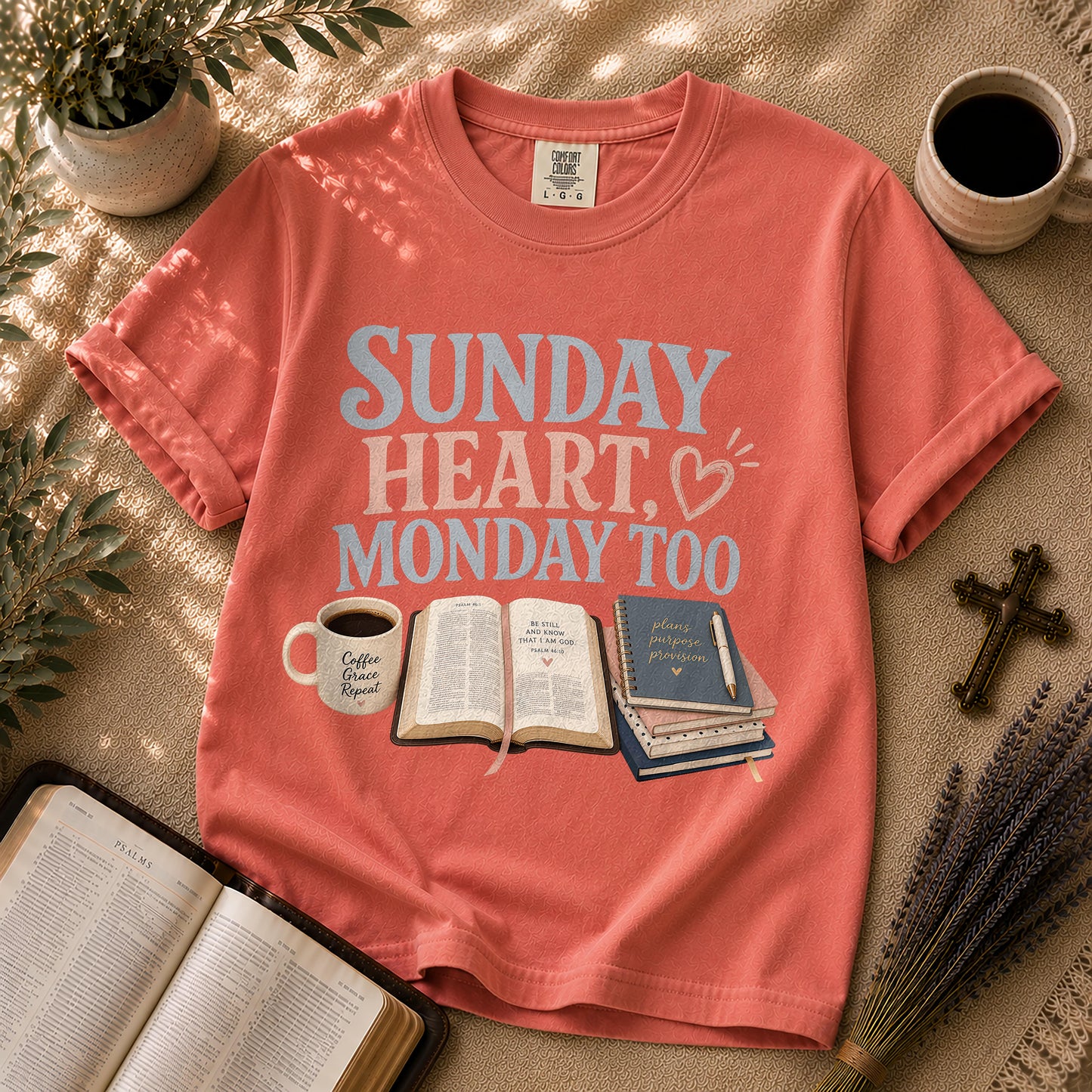 Sunday Heart Monday Too Christian Shirt