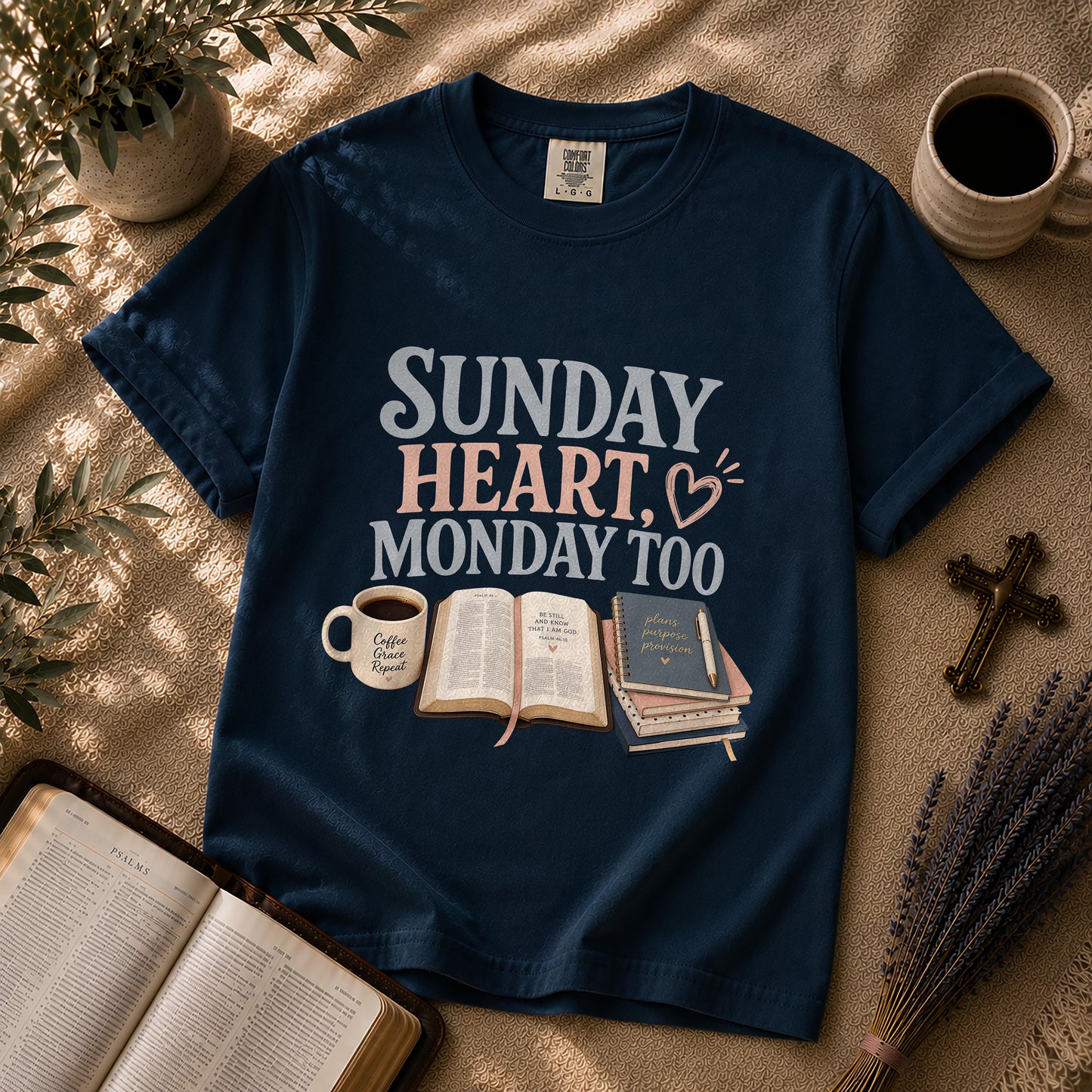 Sunday Heart Monday Too Christian Shirt