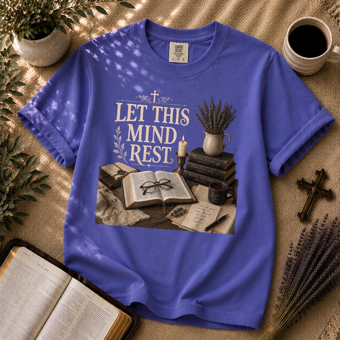 Let This Mind Rest Dark Academia Christian T-Shirt