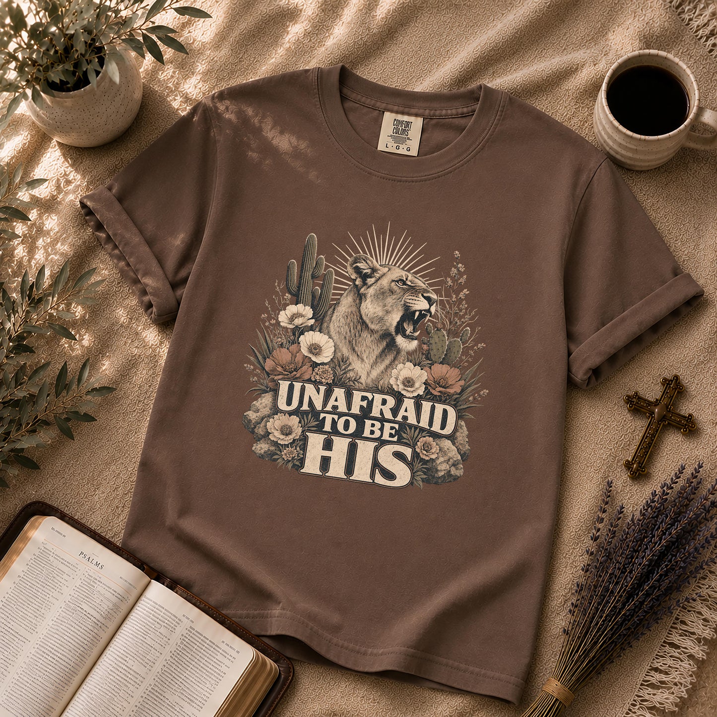 Unafraid to Be His Lioness Christian T-Shirt