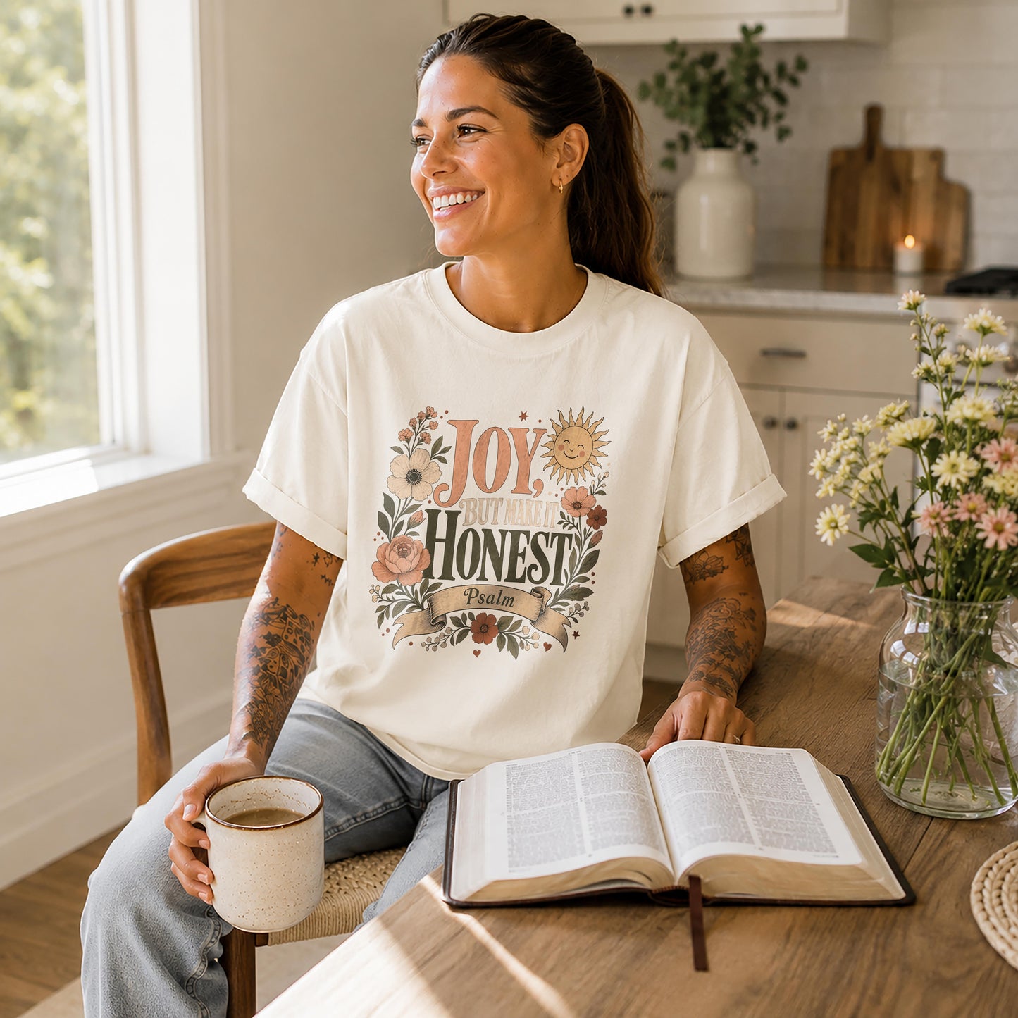 Joy But Make It Honest Christian T-Shirt