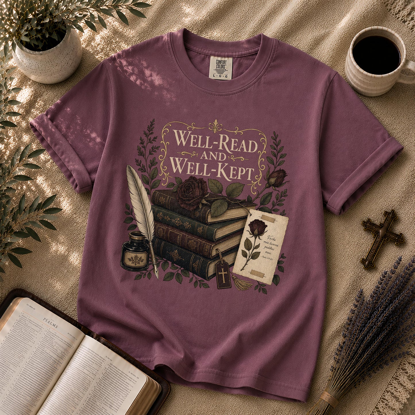 Well Read and Well Kept Christian T-Shirt
