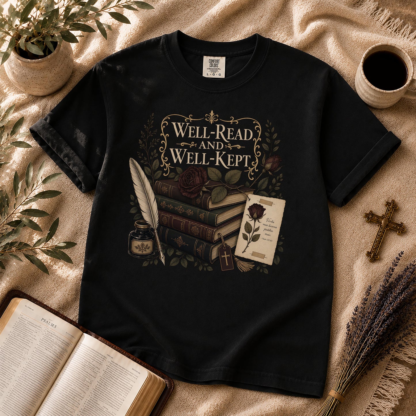 Well Read and Well Kept Christian T-Shirt