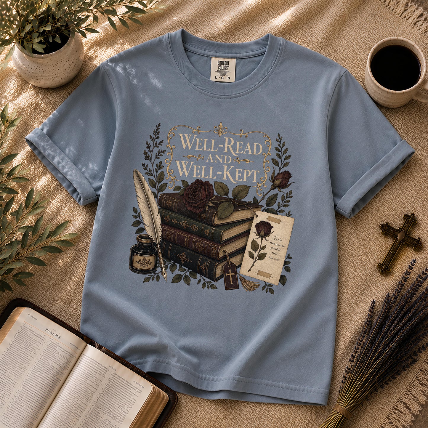Well Read and Well Kept Christian T-Shirt