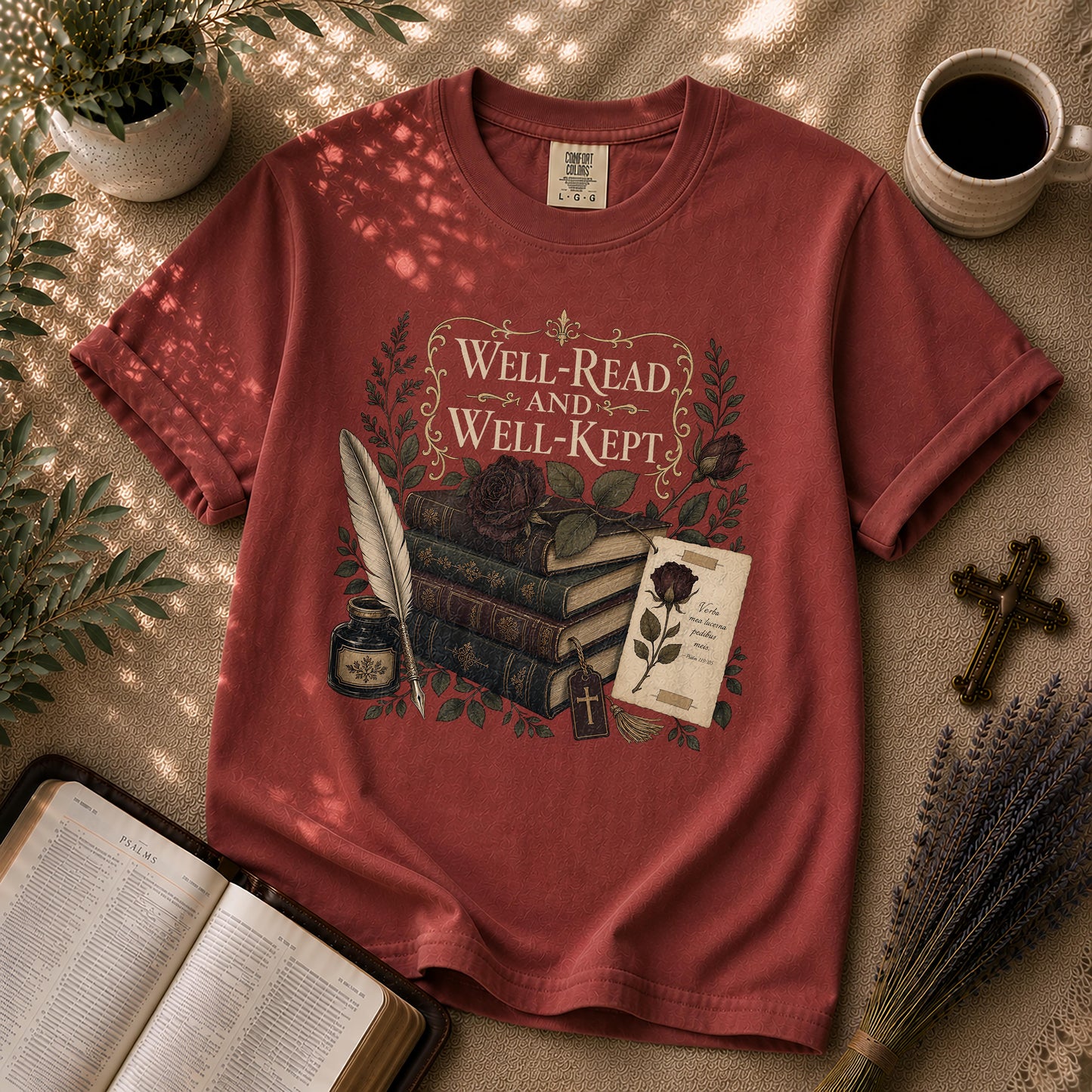 Well Read and Well Kept Christian T-Shirt
