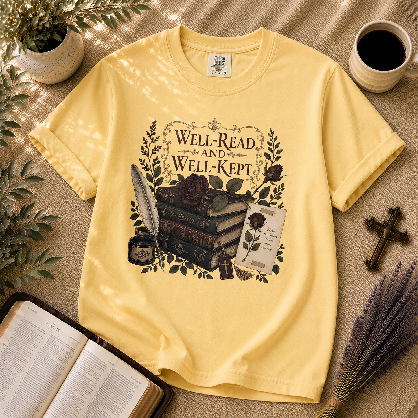 Well Read and Well Kept Christian T-Shirt