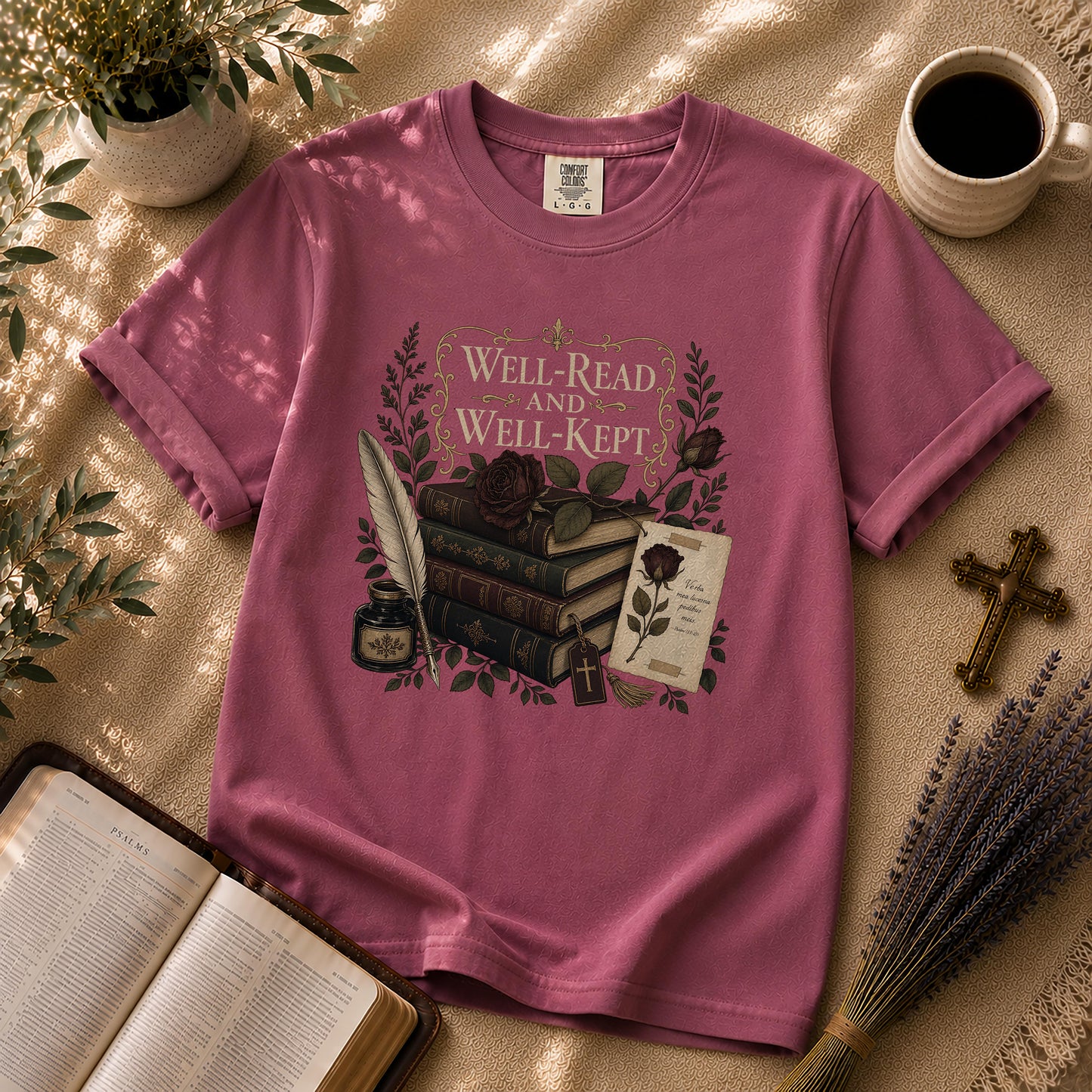 Well Read and Well Kept Christian T-Shirt