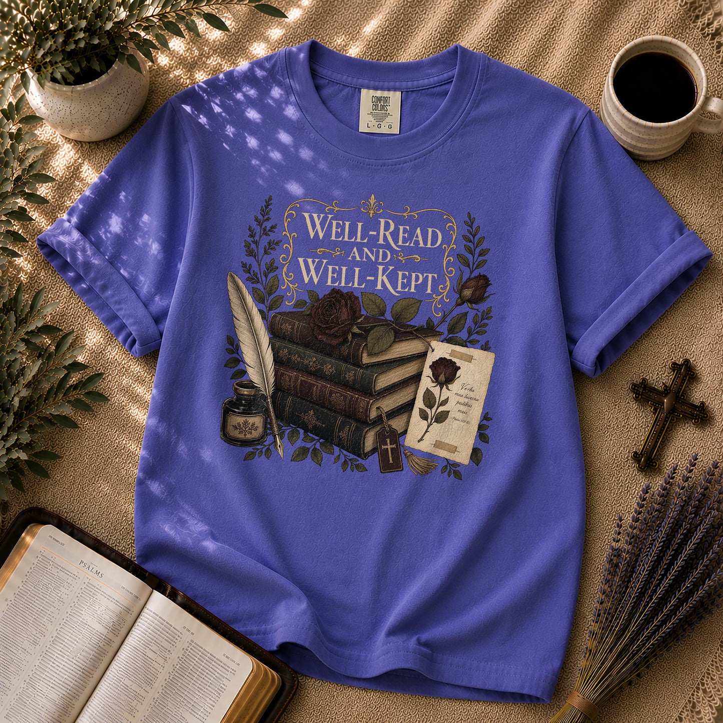 Well Read and Well Kept Christian T-Shirt