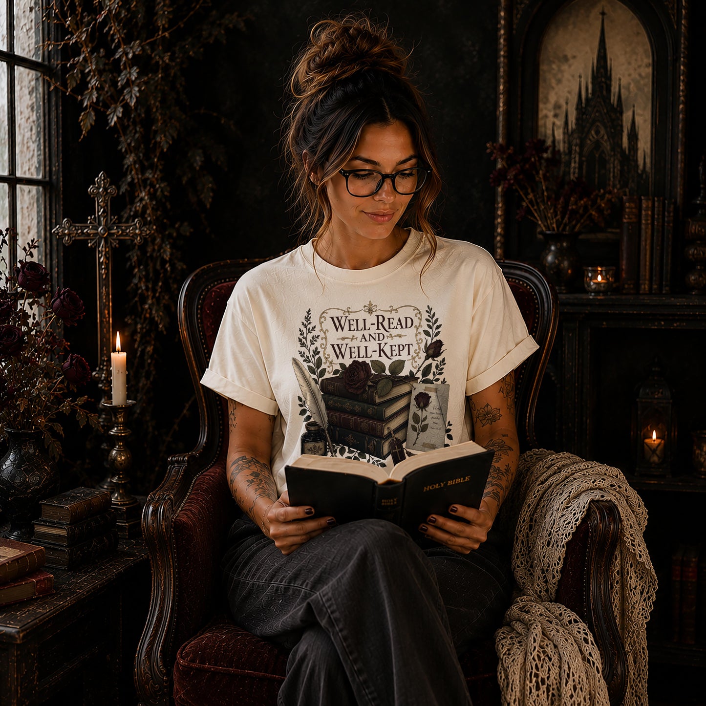 Well Read and Well Kept Christian T-Shirt